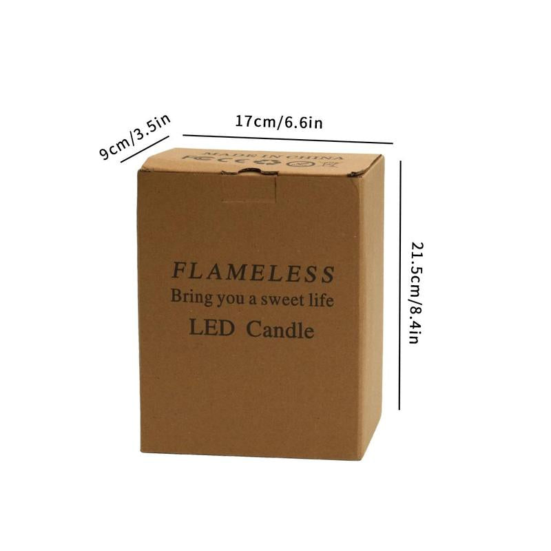 Remote Control LED Candle Light, 8-Mode Flickering Electronic Candle Light, Decorative Night Lamp for Birthdays, Weddings, and Home Decor