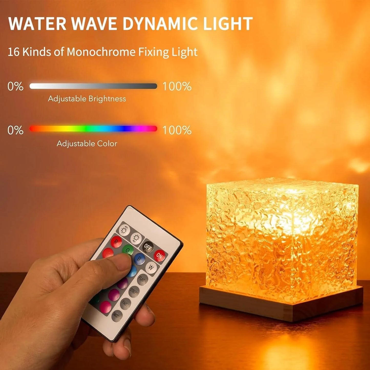 Star Projector, Ocean Wave Projector Light 16 Colors Galaxy Lamp with Remote Control Aurora Glow Lamp, 3D Tesseract Lamp Ceiling LED Lamp for Bedroom Home Bar Party Christmas Birthdays Gift